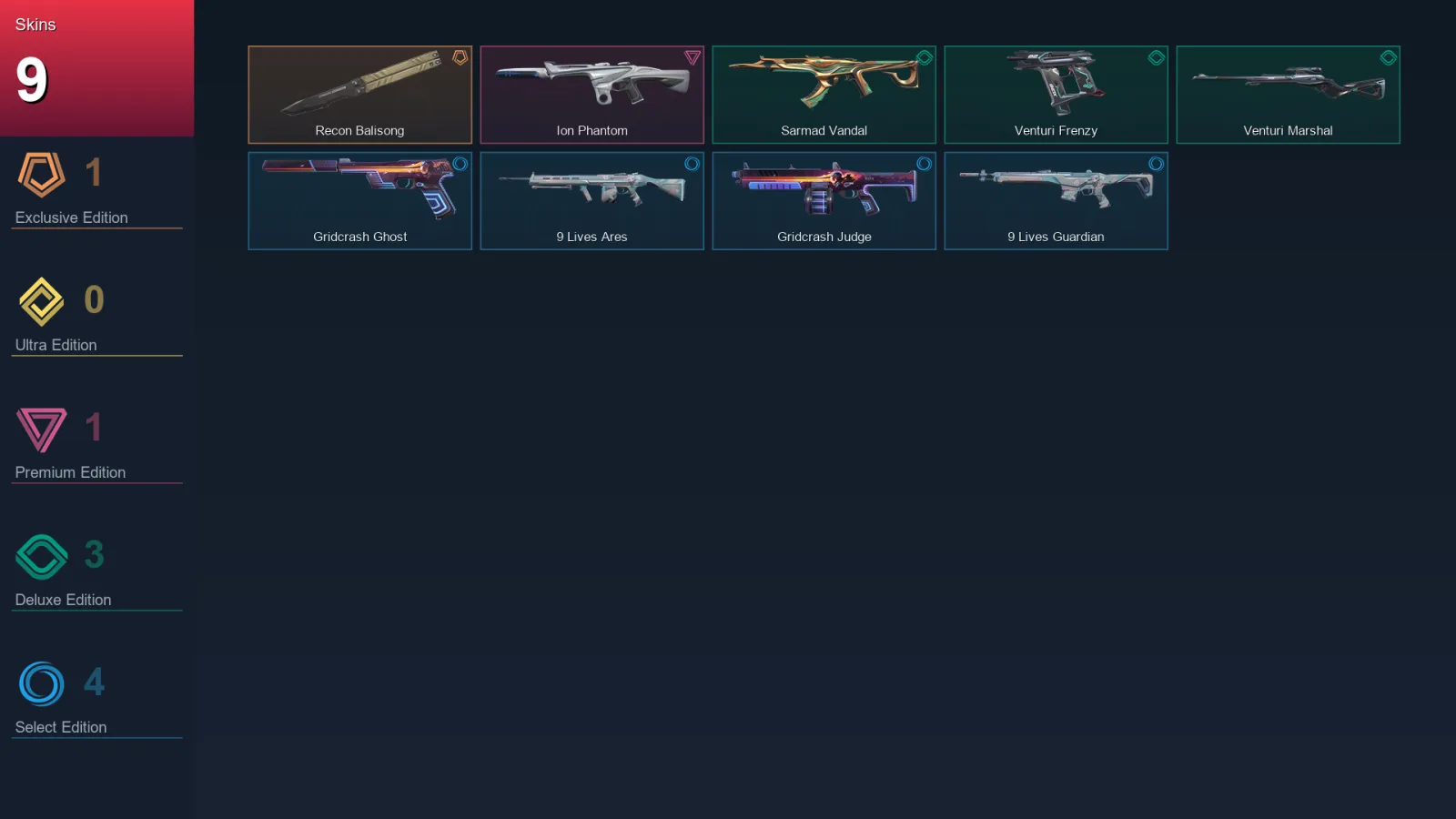 EU | Lv37 | Unranked | 9 Skin | 12 Agent | 15 Buddy — Valorant account