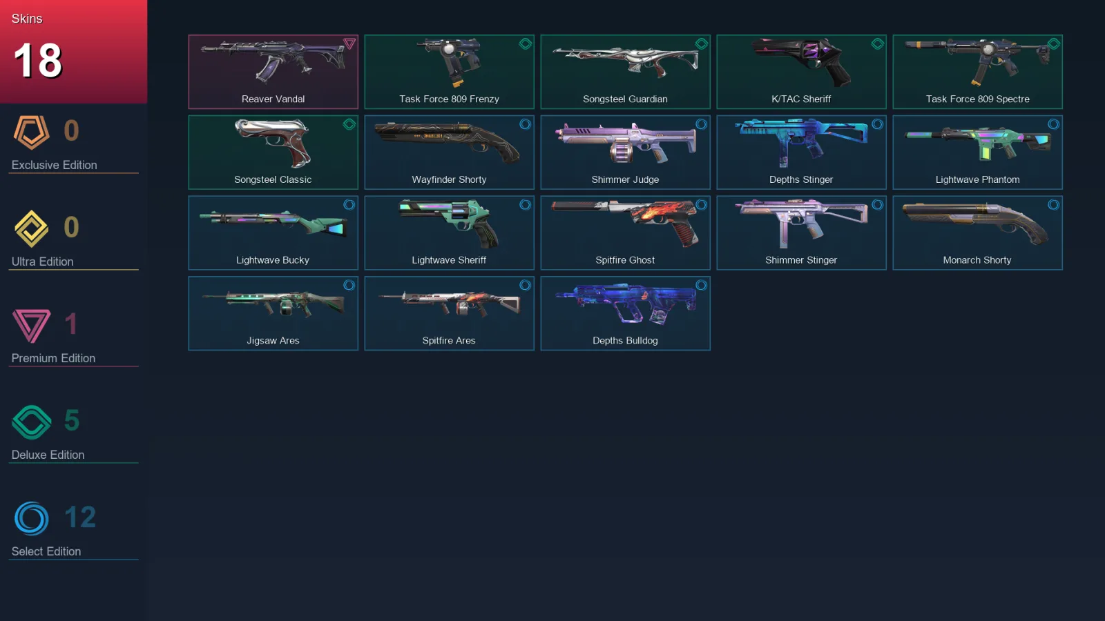 EU | Lv26 | Unranked | 18 Skin | 11 Agent | 29 Buddy
