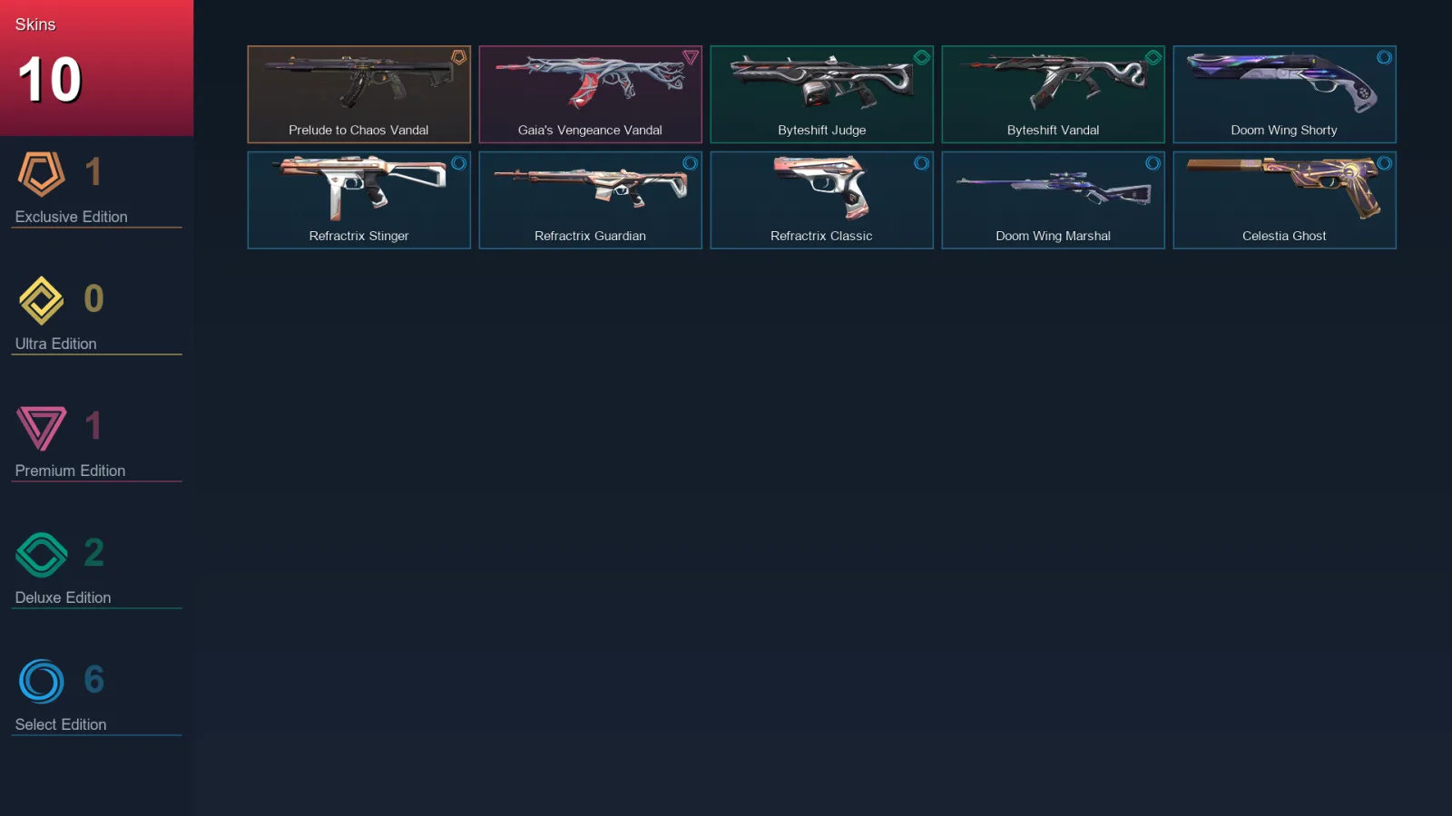 EU | Lv55 | Unranked | 10 Skin | 17 Agent | 20 Buddy — Valorant account