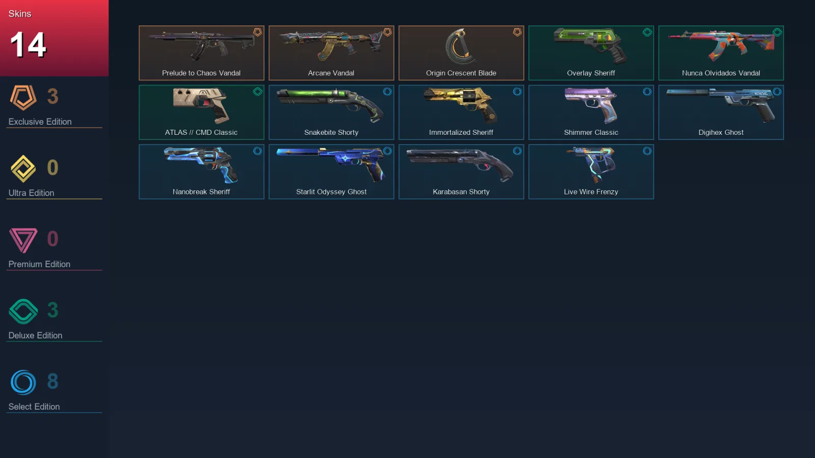 AP | Lv215 | Unranked | 14 Skin | 27 Agent | 86 Buddy — Unranked / Smurf Valorant