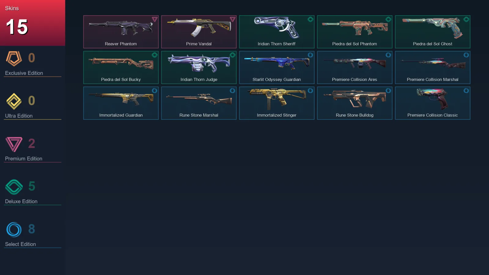 EU | Lv64 | Unranked | 15 Skin | 23 Agent | 42 Buddy — Valorant account