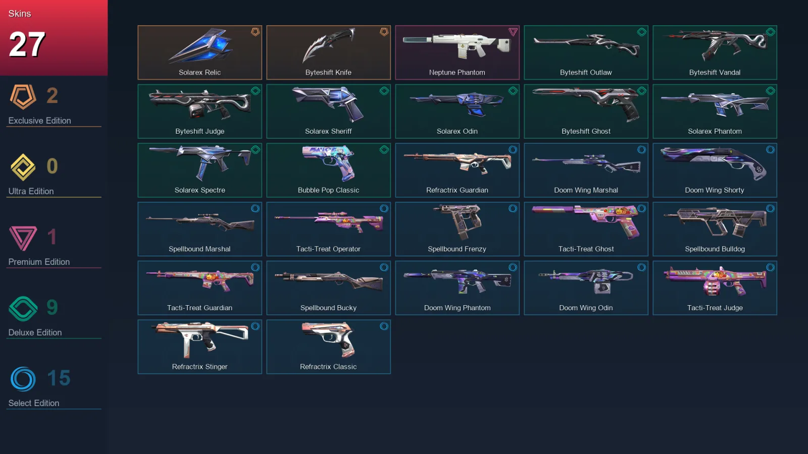 EU | Lv80 | Unranked | 27 Skin | 28 Agent | 43 Buddy — Valorant account