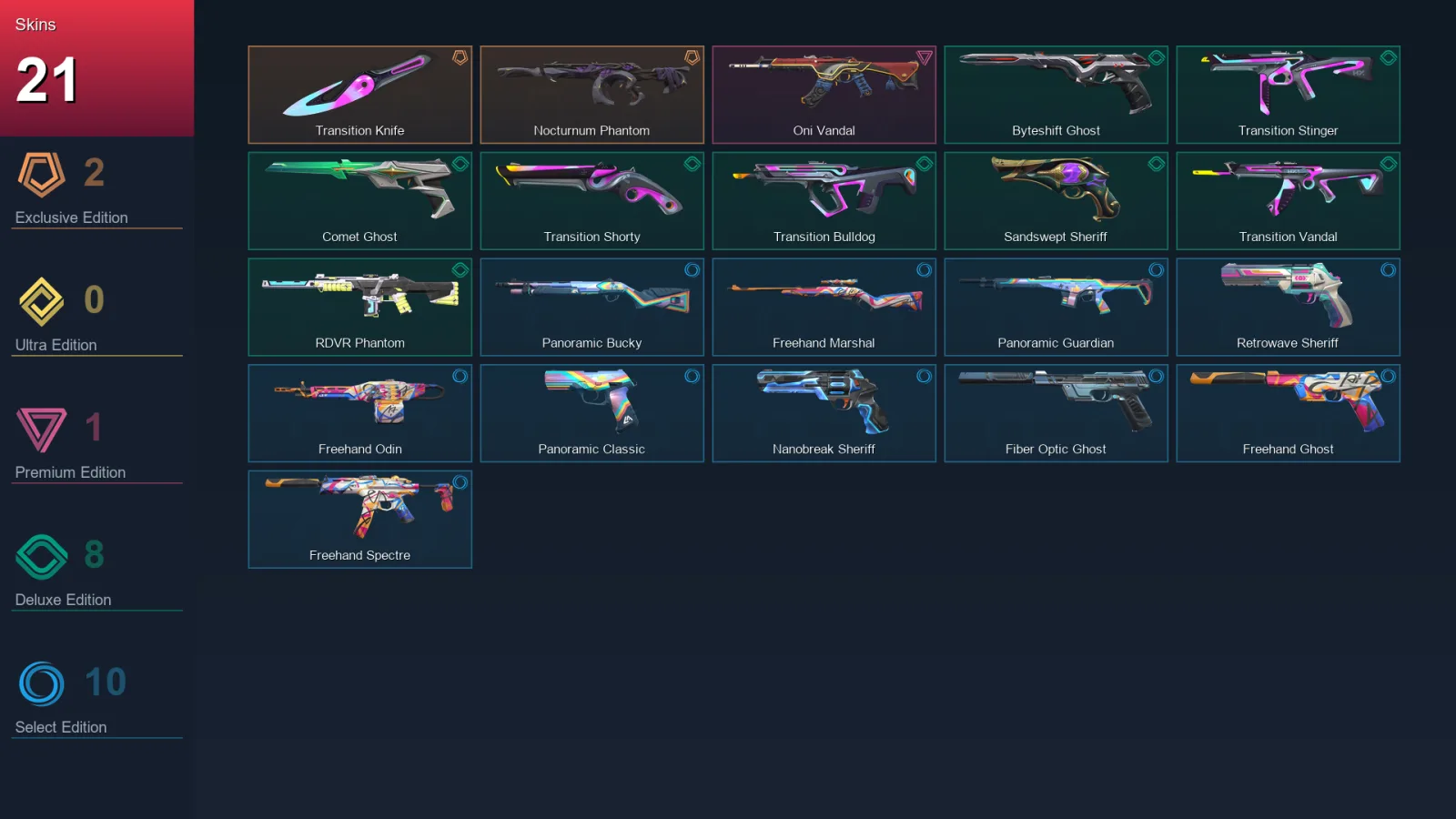 AP | Lv198 | Unranked | 21 Skin | 28 Agent | 67 Buddy — Valorant account