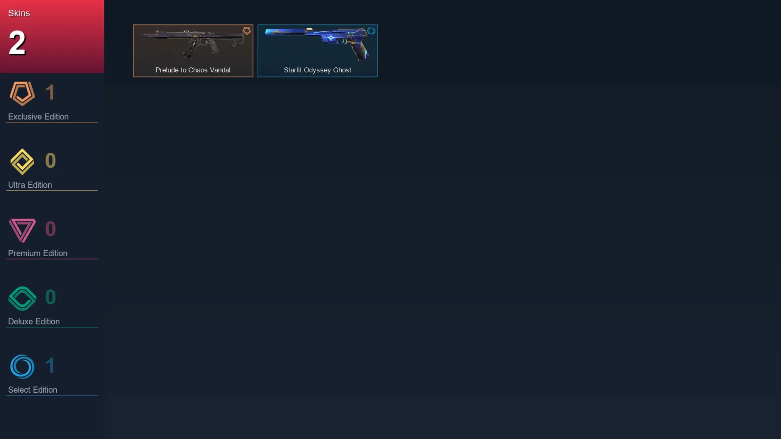 EU | Lv43 | Unranked | 2 Skin | 16 Agent | 13 Buddy