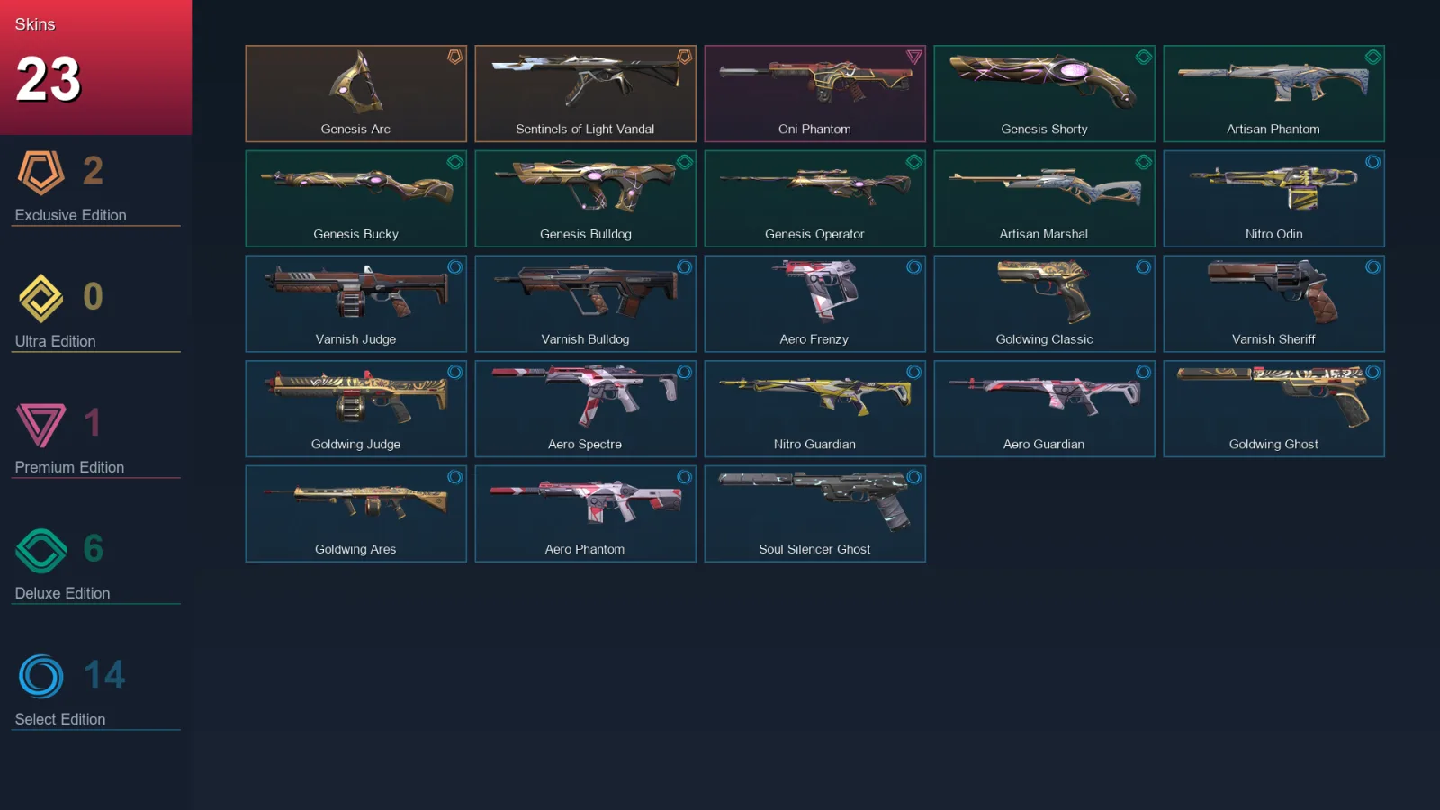 AP | Lv79 | Unranked | 23 Skin | 20 Agent | 39 Buddy