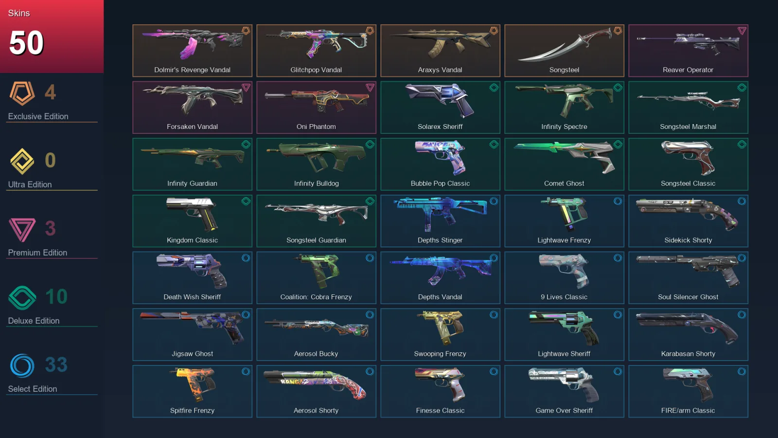 AP | Lv295 | Unranked | 50 Skin | 27 Agent | 125 Buddy &mdash; Valorant account with Breach