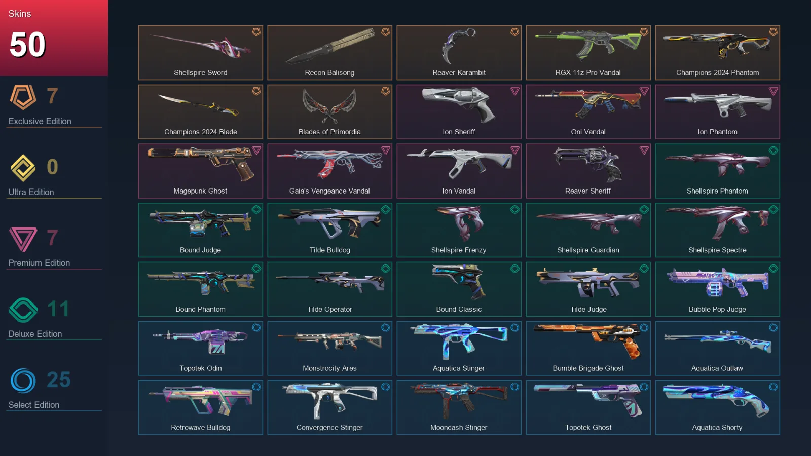 EU | Lv78 | Unranked | 50 Skin | 21 Agent | 48 Buddy — Valorant account