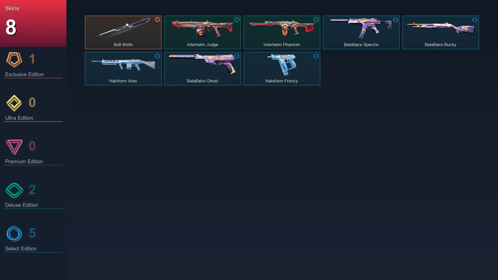 AP | Lv15 | Unranked | 8 Skin | 8 Agent | 7 Buddy