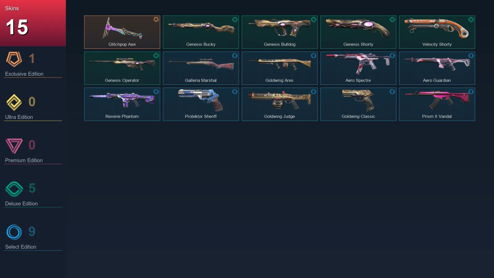 EU | Lv58 | Unranked | 15 Skin | 15 Agent | 21 Buddy