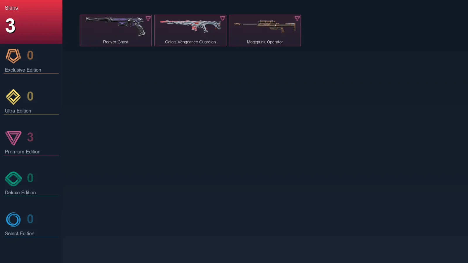 NA | Lv8 | Unranked | 3 Skin | 9 Agent | 3 Buddy