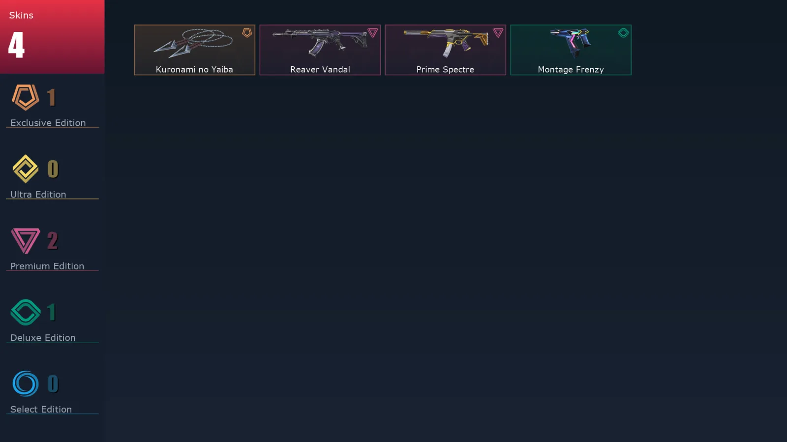 [Valorant] | EU | Level 36 | Platinum 2 | 13 Agents | 4 Skins