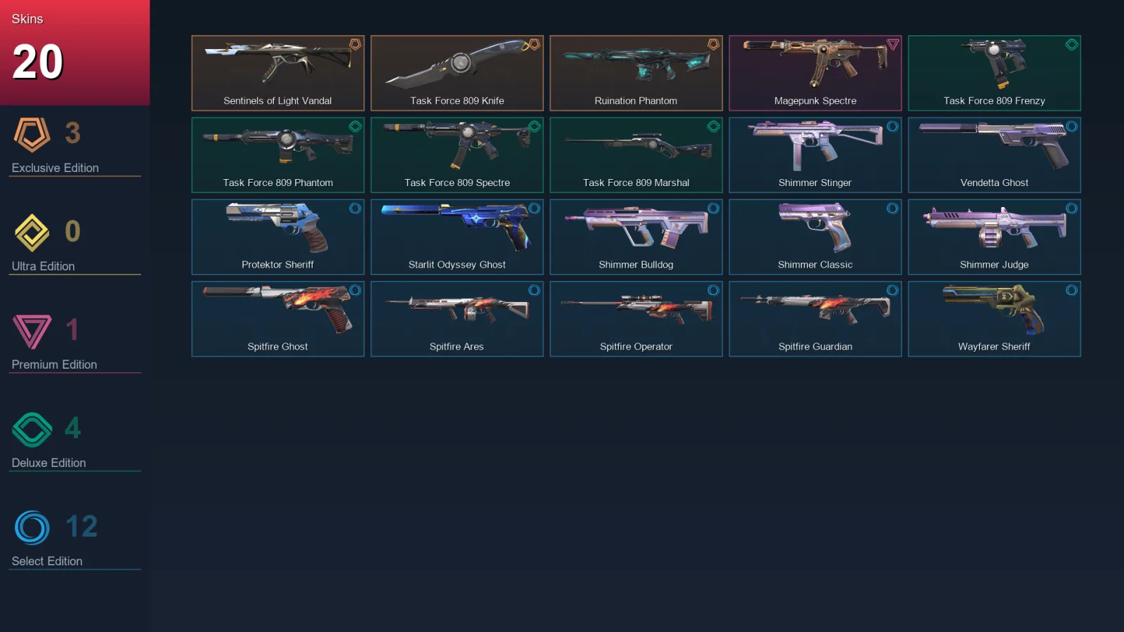 AP | Lv133 | Unranked | 20 Skin | 20 Agent | 60 Buddy — Valorant account