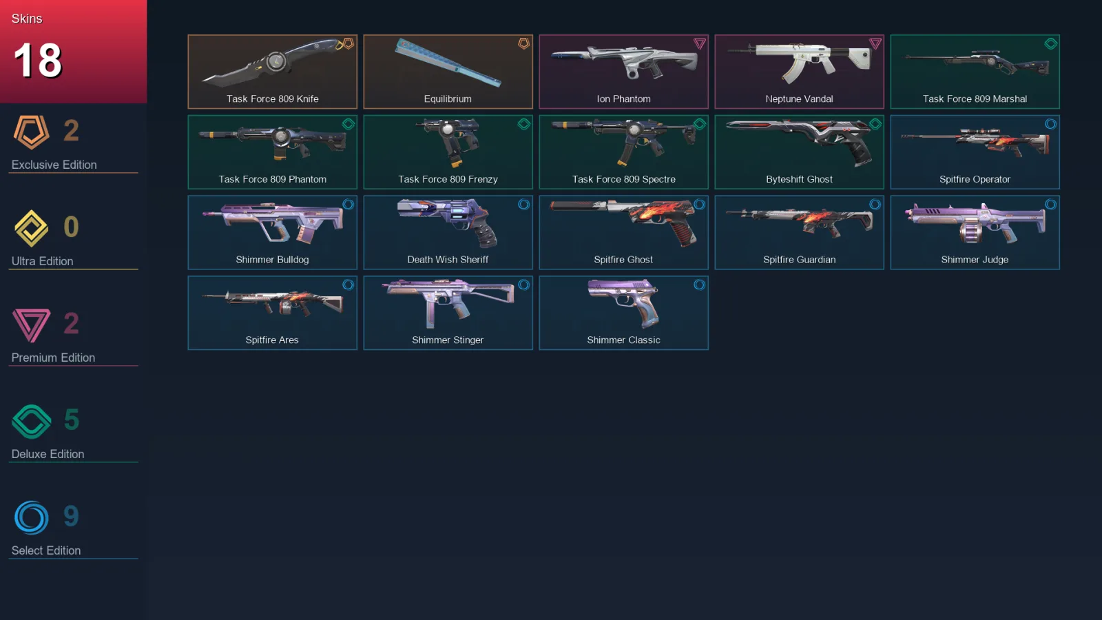 AP | Lv108 | Unranked | 18 Skin | 29 Agent | 66 Buddy