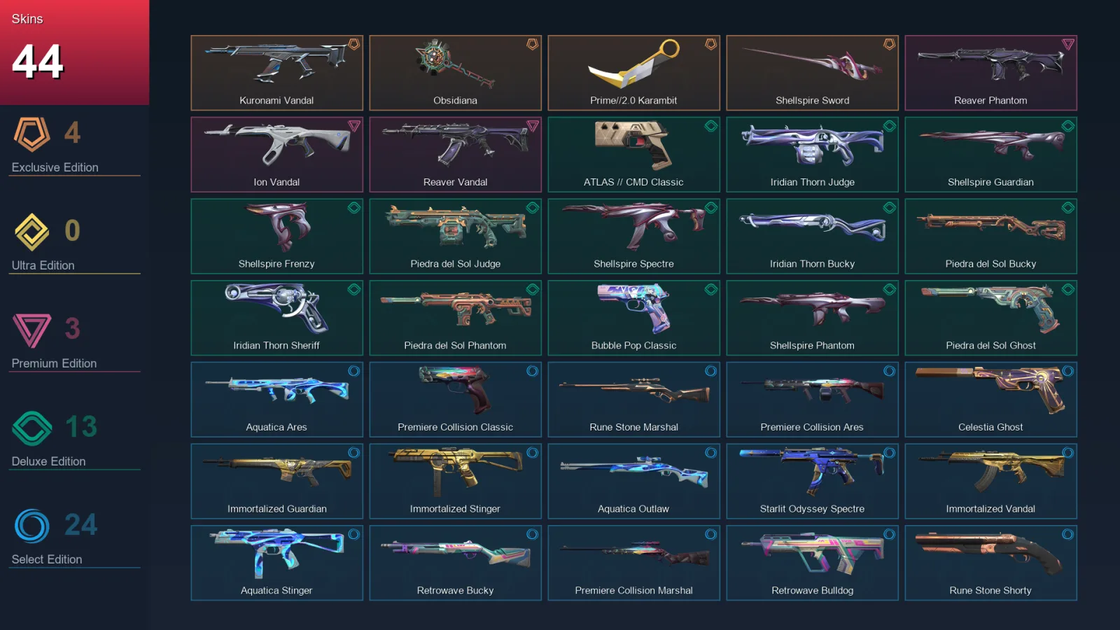 BR | Lv161 | Unranked | 44 Skin | 28 Agent | 73 Buddy