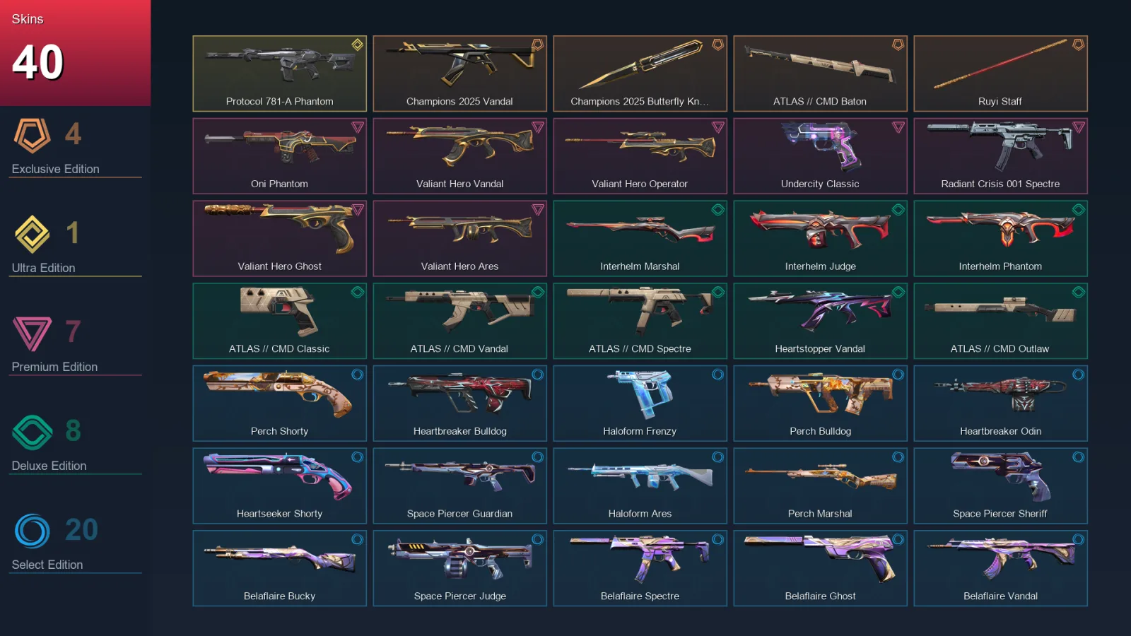 NA | Lv54 | Unranked | 40 Skin | 19 Agent | 32 Buddy