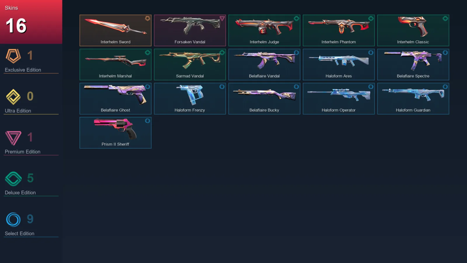 LA | Lv40 | Unranked | 16 Skin | 14 Agent | 23 Buddy — Valorant account