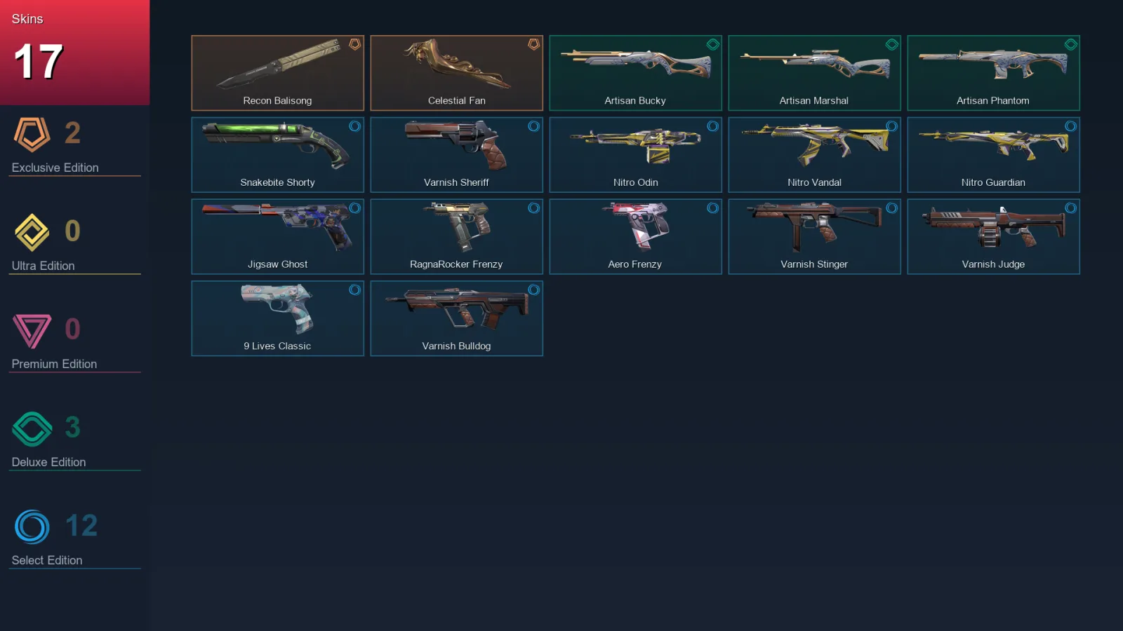 EU | Lv101 | Unranked | 17 Skin | 18 Agent | 42 Buddy