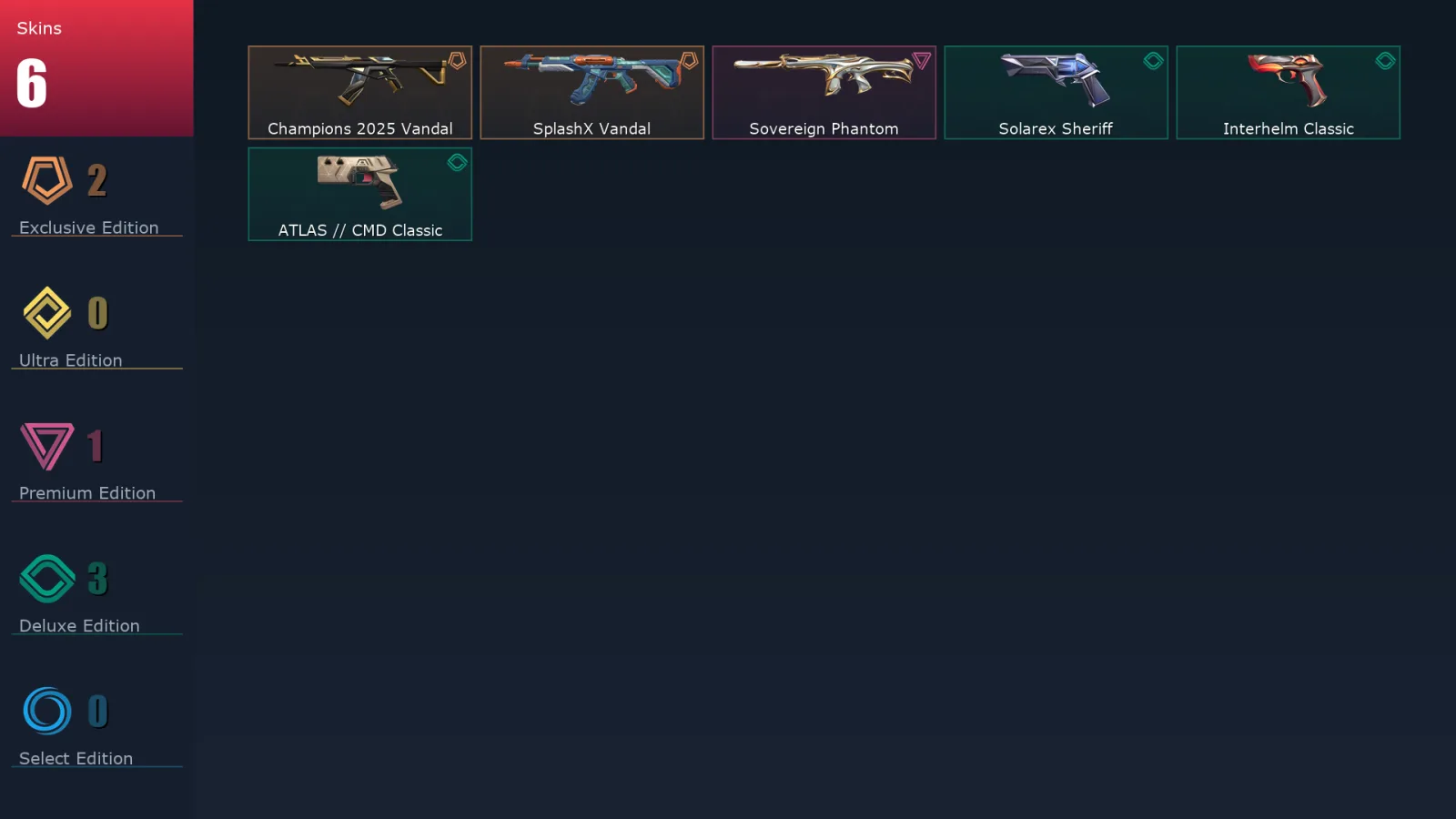 [Valorant] | EU | Level 57 | Silver 3 | 21 Agents | 6 Skins
