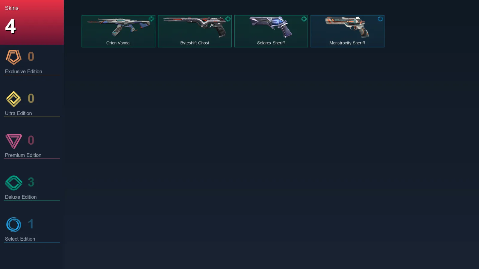 AP | Lv67 | Unranked | 4 Skin | 22 Agent | 29 Buddy