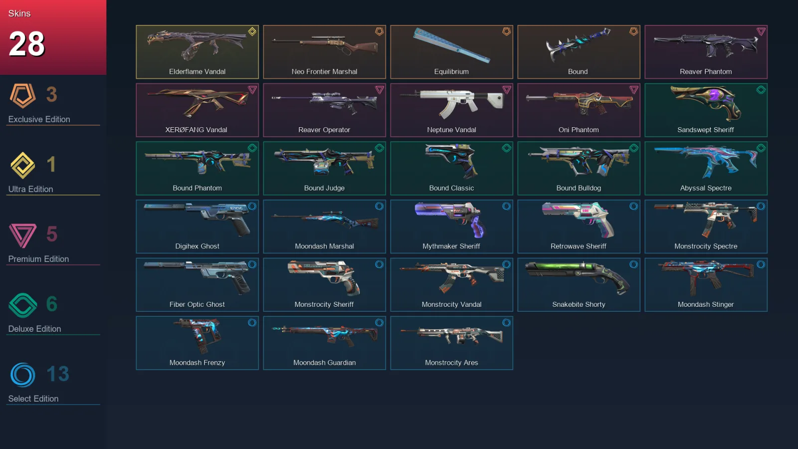EU | Lv153 | Unranked | 28 Skin | 28 Agent | 62 Buddy — Valorant account