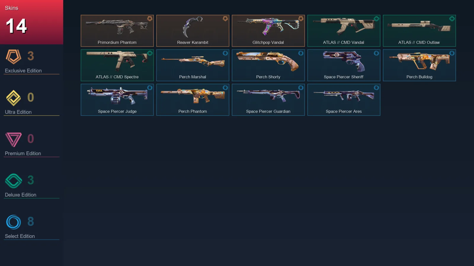 AP | Lv23 | Unranked | 14 Skin | 9 Agent | 11 Buddy — Valorant account