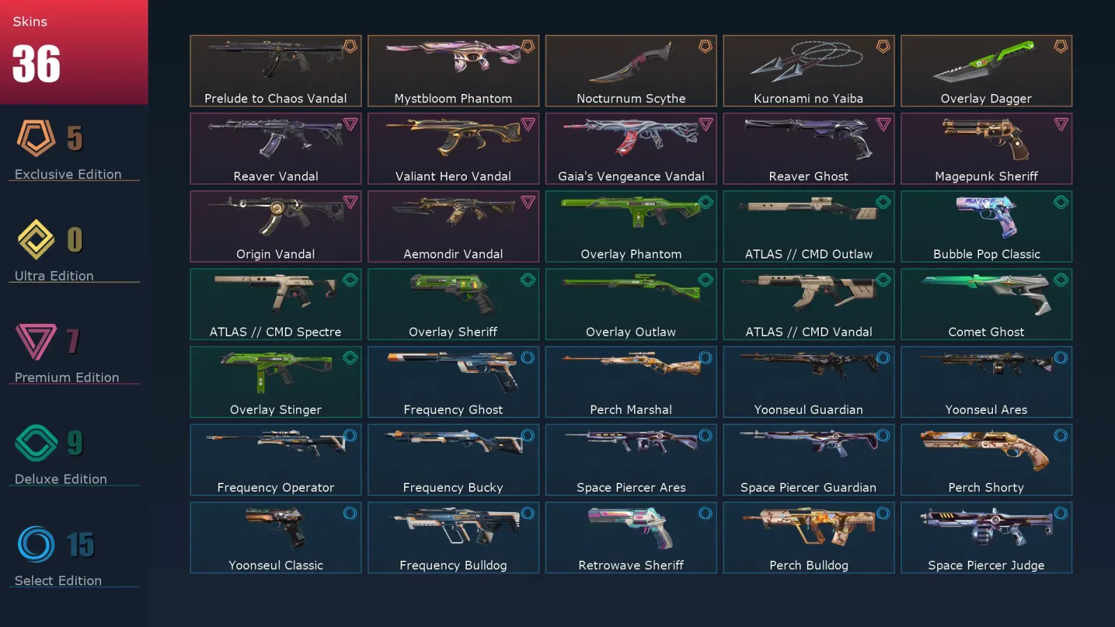 [Valorant] | EU | Level 139 | 28 Agents | 36 Skins — Valorant account