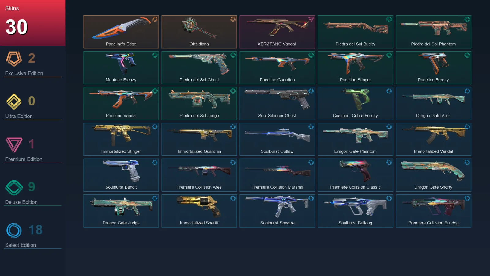 BR | Lv109 | Unranked | 30 Skin | 29 Agent | 48 Buddy
