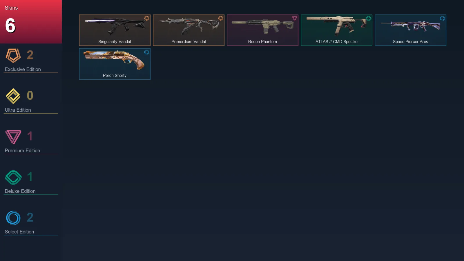 NA | Lv26 | Unranked | 6 Skin | 9 Agent | 10 Buddy
