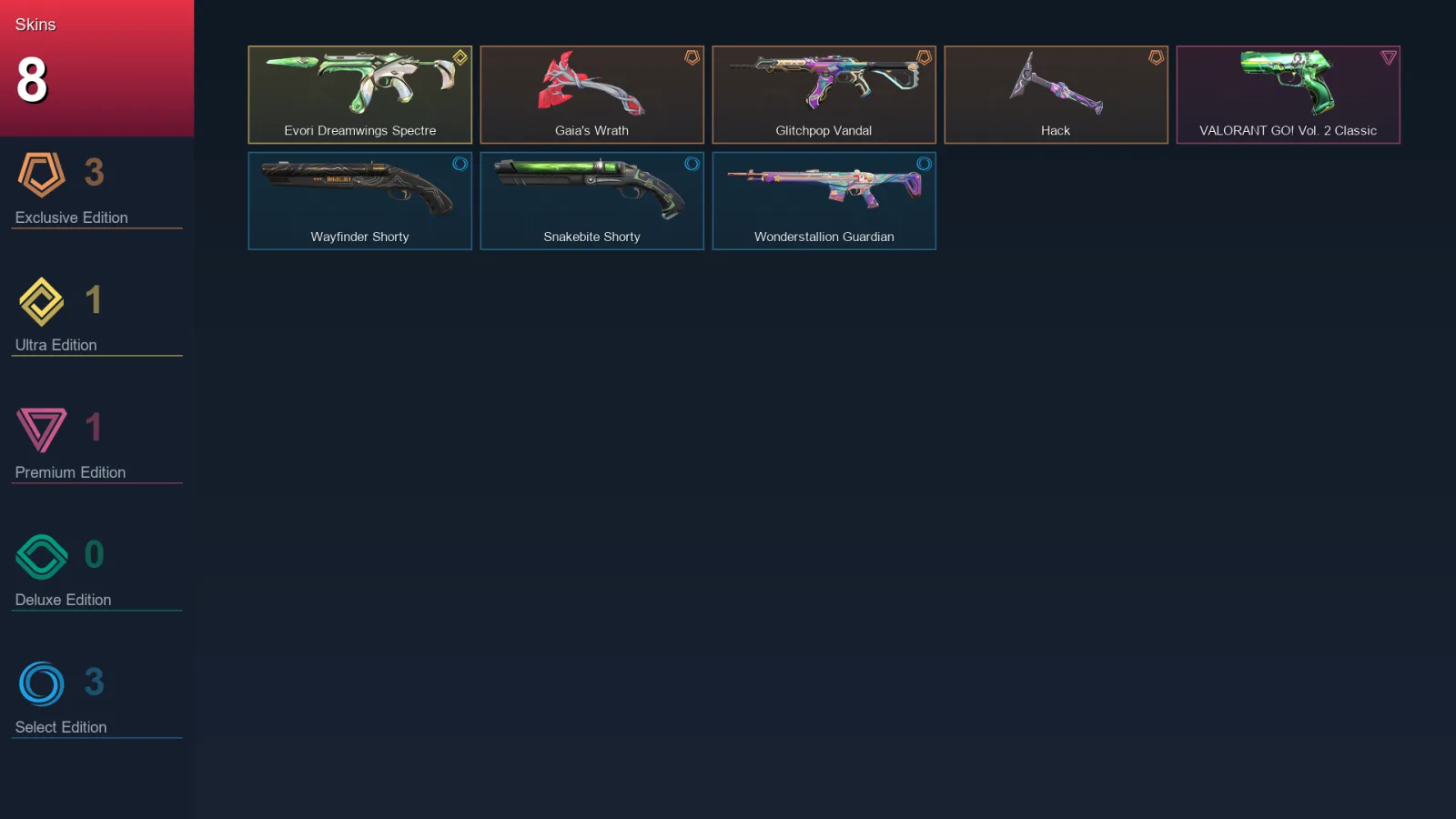 LA | Lv55 | Unranked | 8 Skin | 10 Agent | 28 Buddy