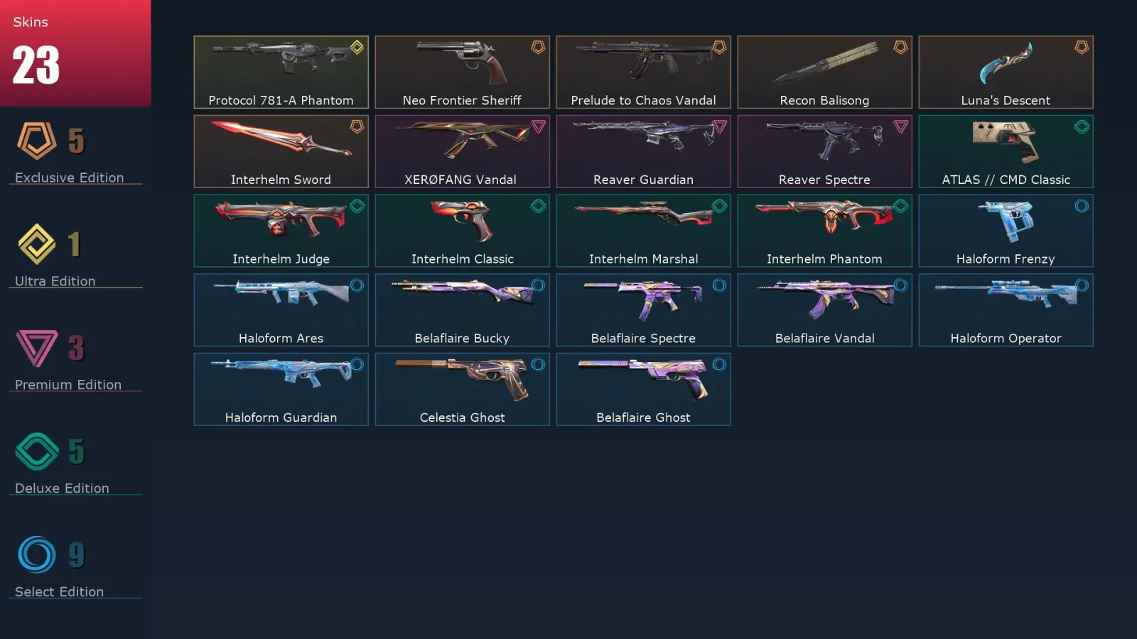 [Valorant] | EU | Level 78 | Gold 3 | 27 Agents | 23 Skins — Valorant account