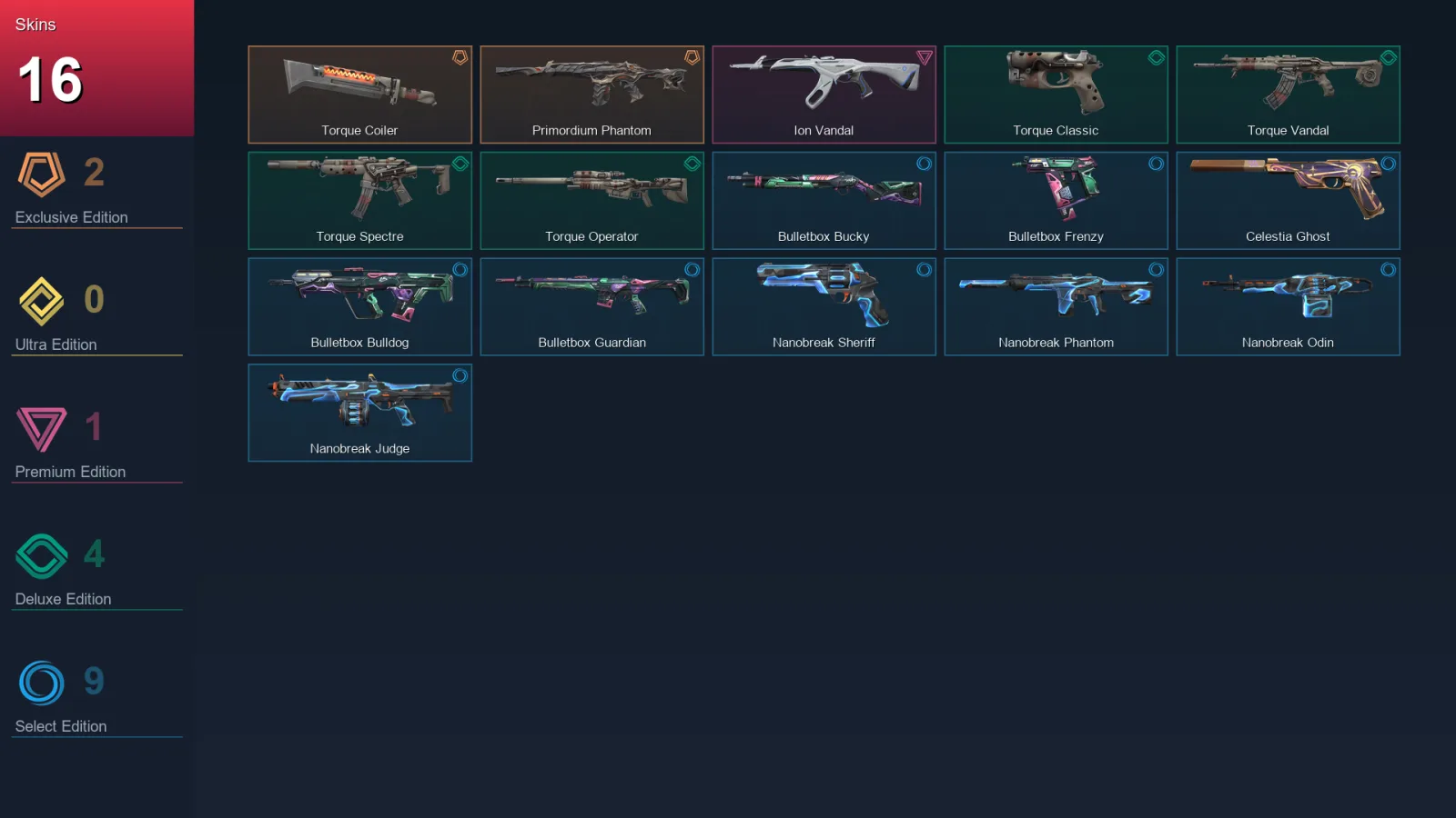 AP | Lv82 | Unranked | 16 Skin | 26 Agent | 33 Buddy — Valorant account