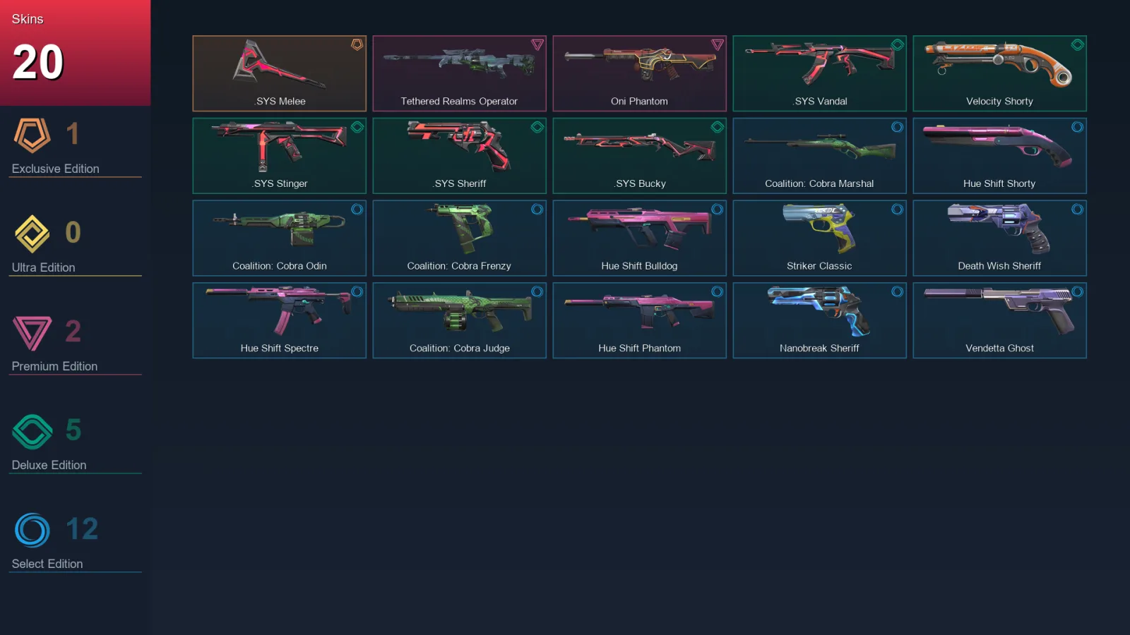 EU | Lv87 | Unranked | 20 Skin | 25 Agent | 45 Buddy — Valorant account