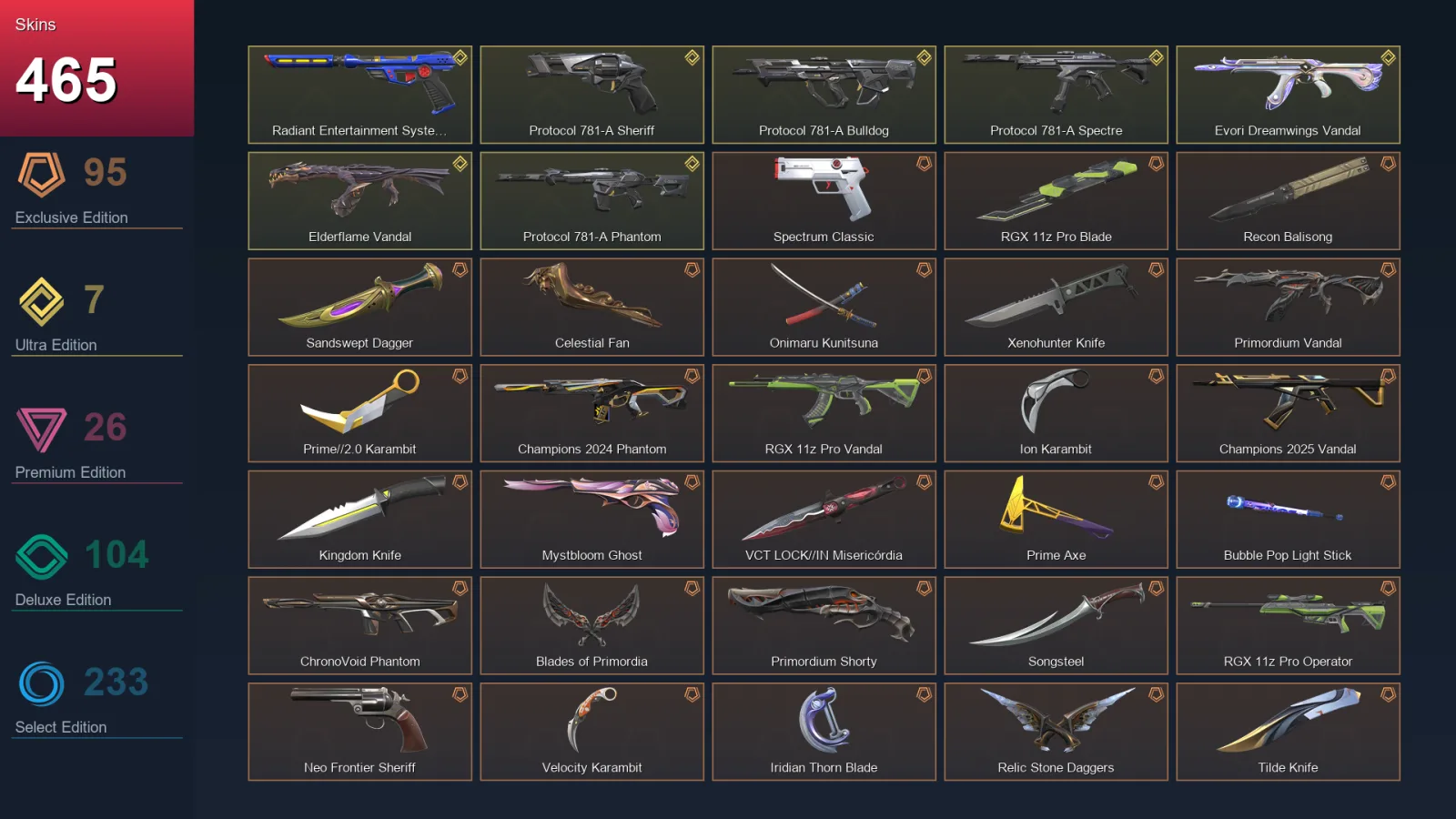 BR | Lv304 | Unranked | 465 Skin | 28 Agent | 350 Buddy — Valorant account