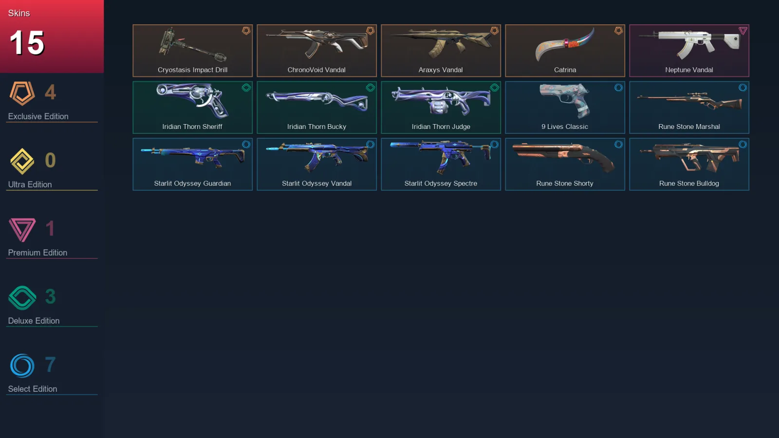 BR | Lv85 | Unranked | 15 Skin | 20 Agent | 44 Buddy
