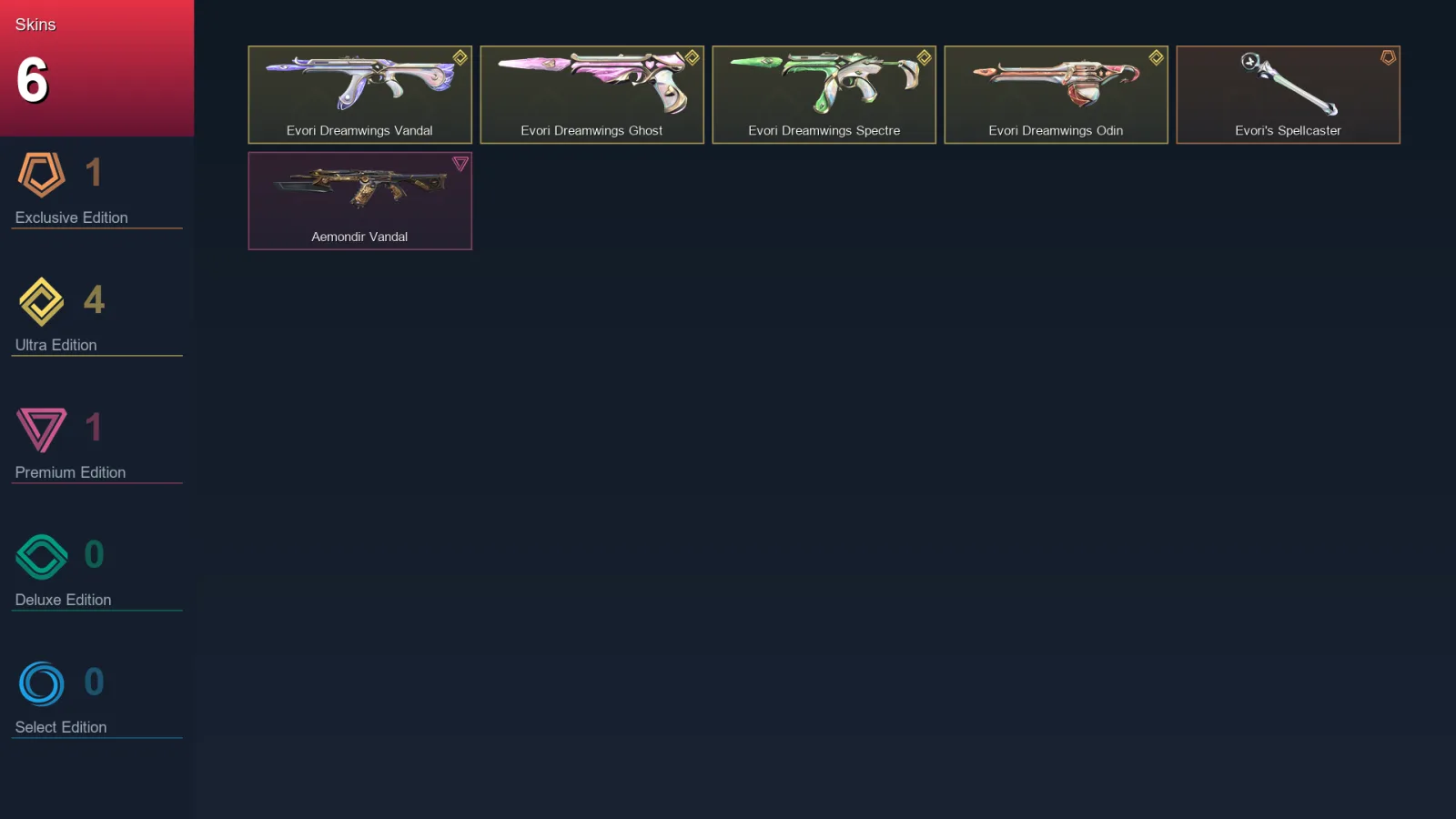 AP | Lv43 | Unranked | 6 Skin | 14 Agent | 26 Buddy