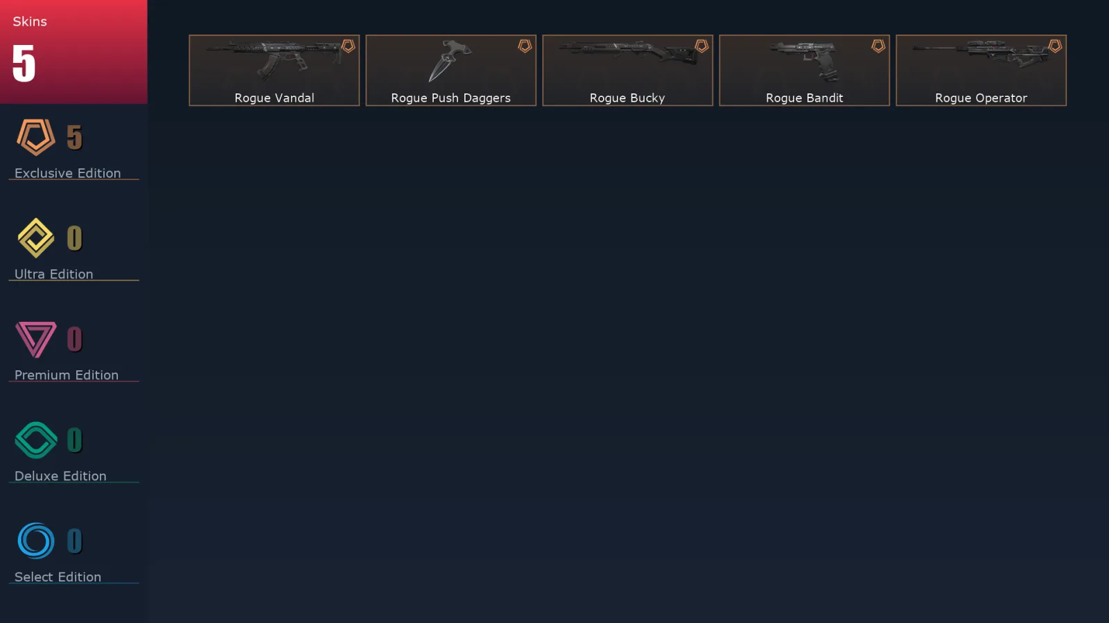 [Valorant] | EU | Level 21 | Diamond 1 | 6 Agents | 5 Skins