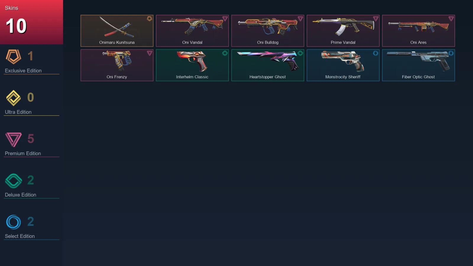 AP | Lv123 | Unranked | 10 Skin | 28 Agent | 58 Buddy