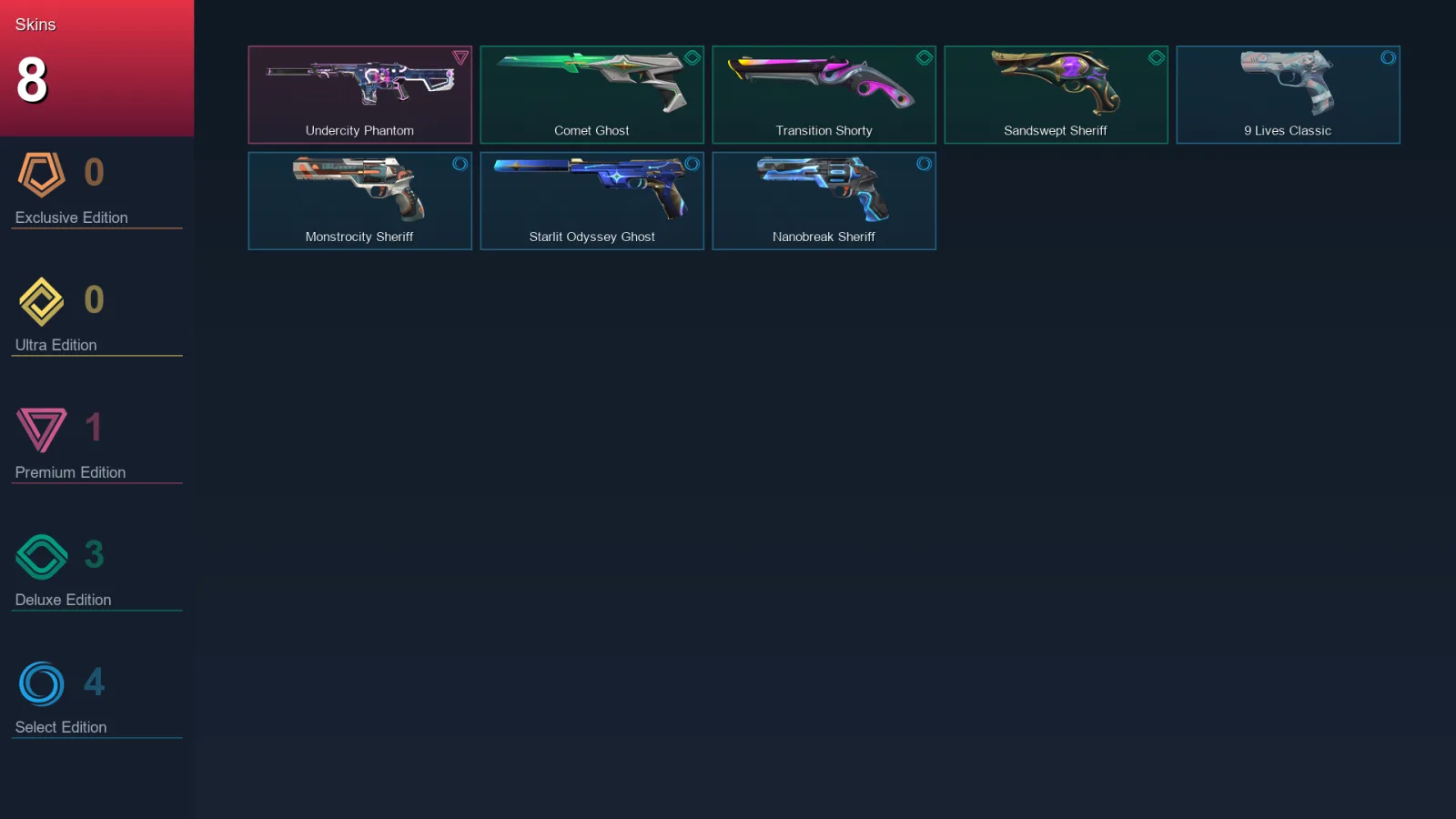 AP | Lv183 | Unranked | 8 Skin | 25 Agent | 72 Buddy — Valorant account
