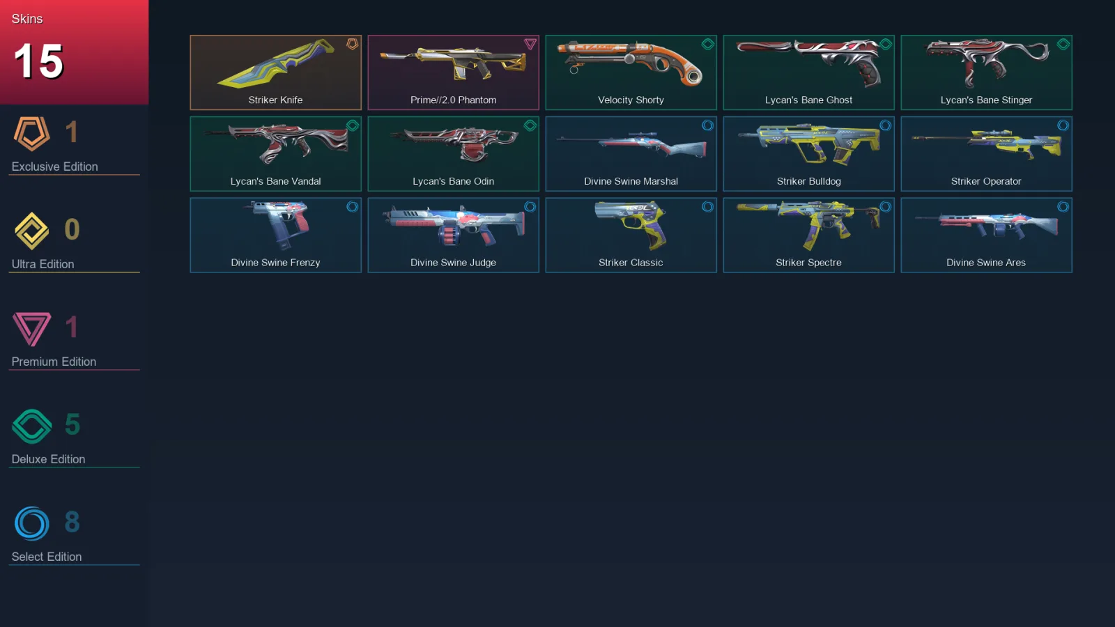 BR | Lv75 | Unranked | 15 Skin | 25 Agent | 35 Buddy