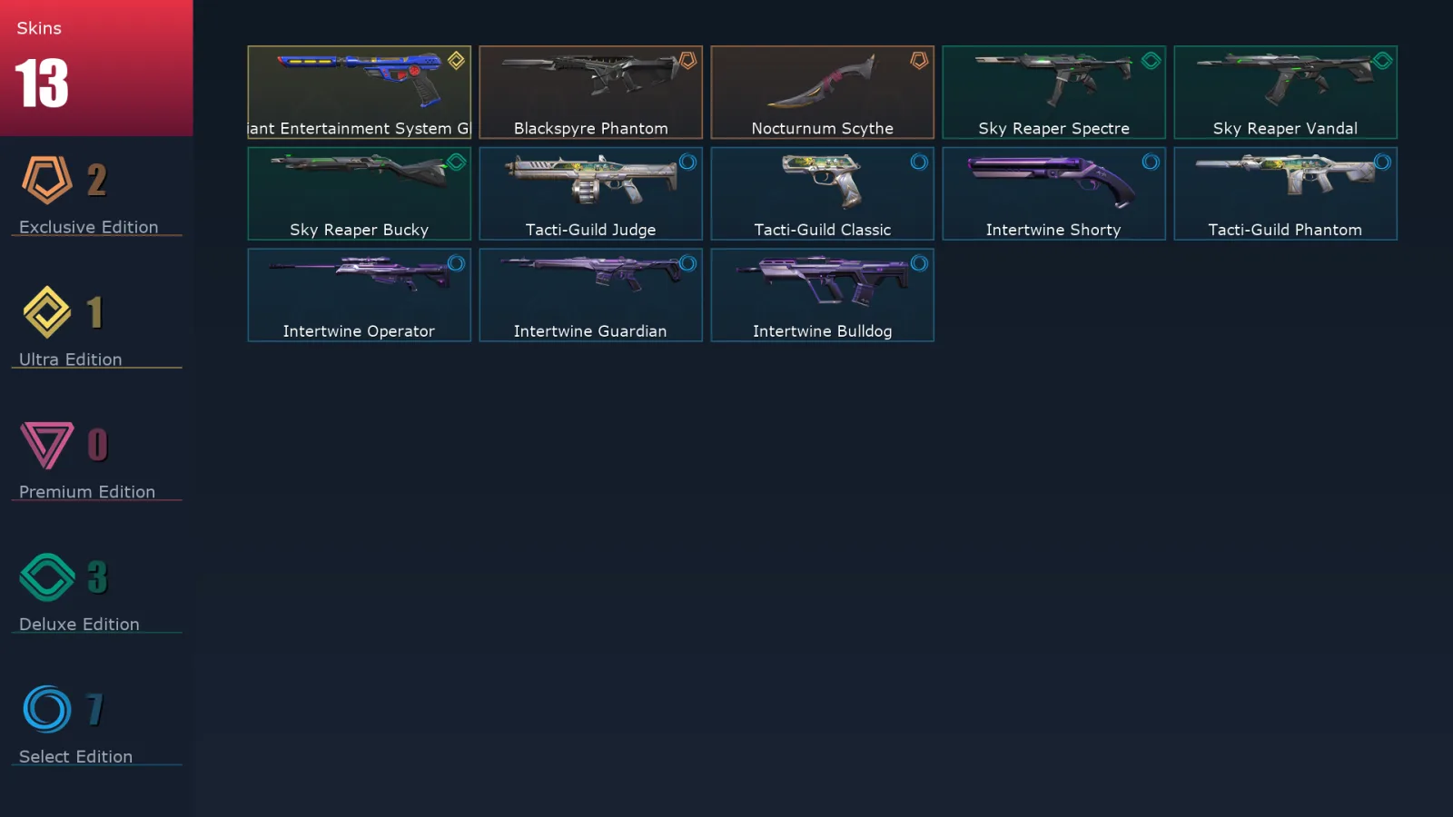 [Valorant] | EU | Level 21 | Gold 3 | 8 Agents | 13 Skins — Valorant account