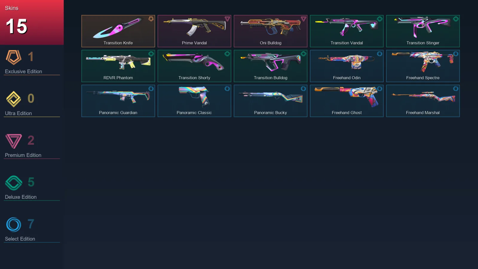 AP | Lv44 | Unranked | 15 Skin | 12 Agent | 19 Buddy — Valorant account