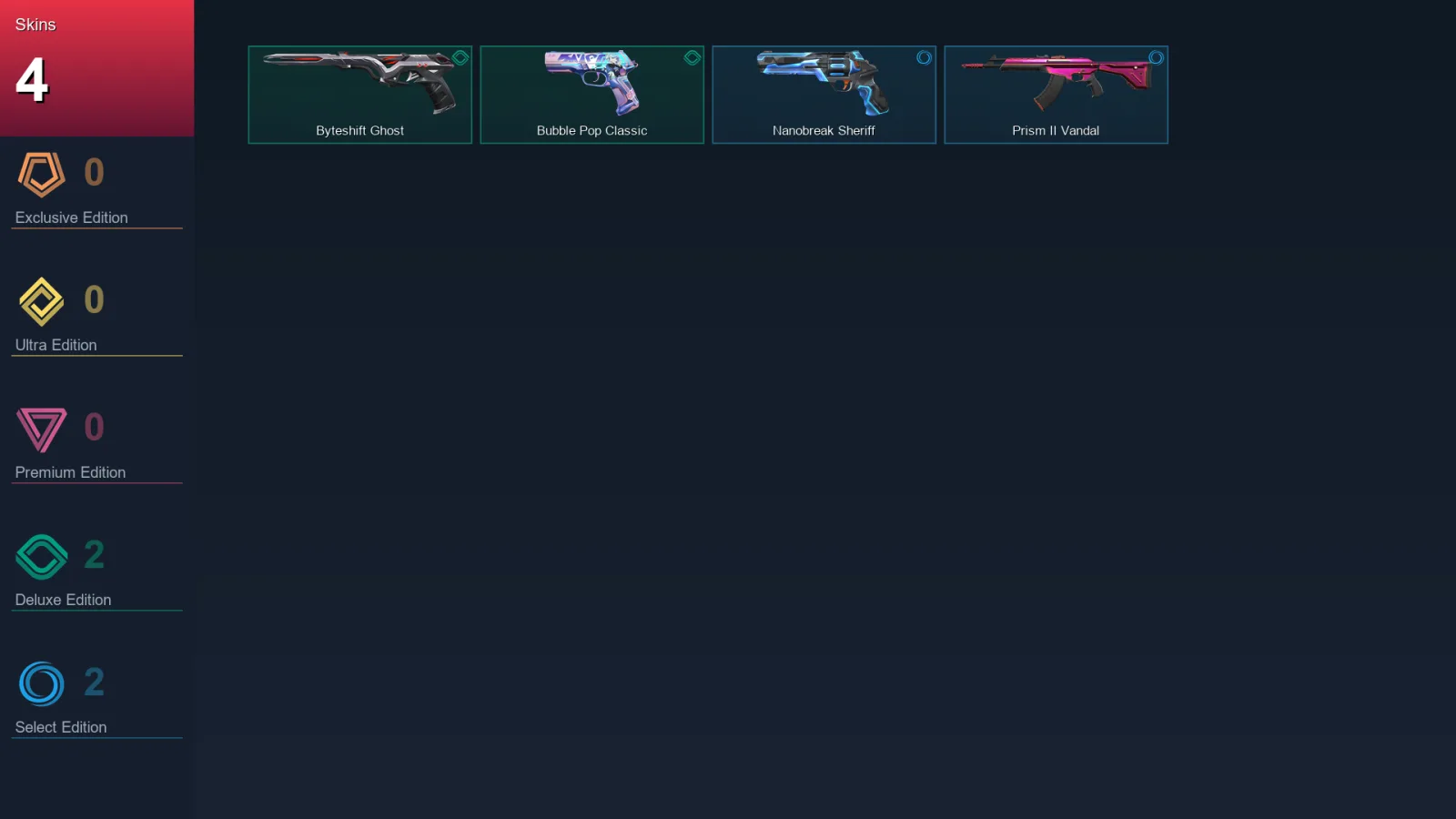 AP | Lv127 | Unranked | 4 Skin | 25 Agent | 38 Buddy — Unranked / Smurf Valorant