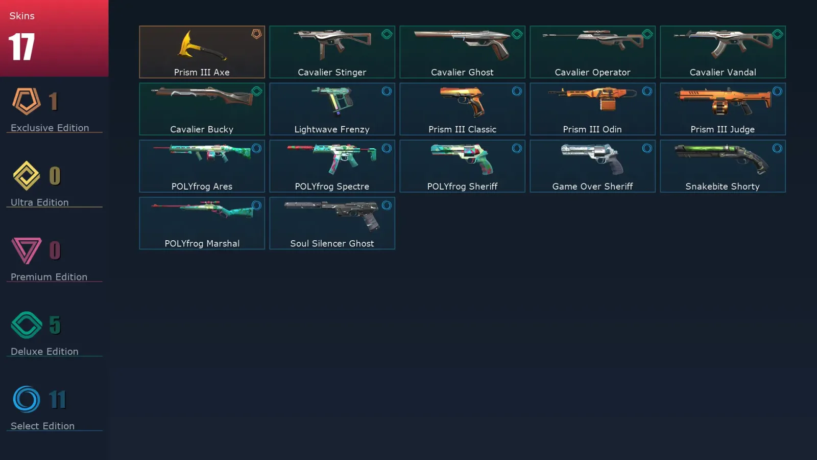 [Valorant] | EU | Level 119 | 25 Agents | 17 Skins — Valorant account