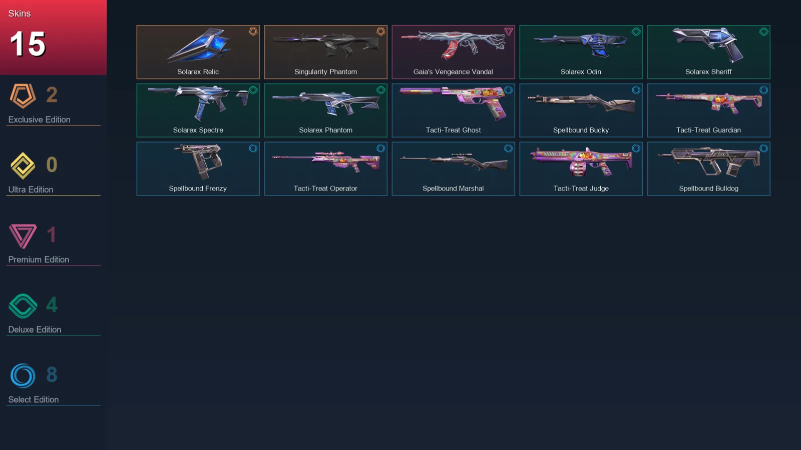 EU | Lv35 | Unranked | 15 Skin | 9 Agent | 22 Buddy — Valorant account