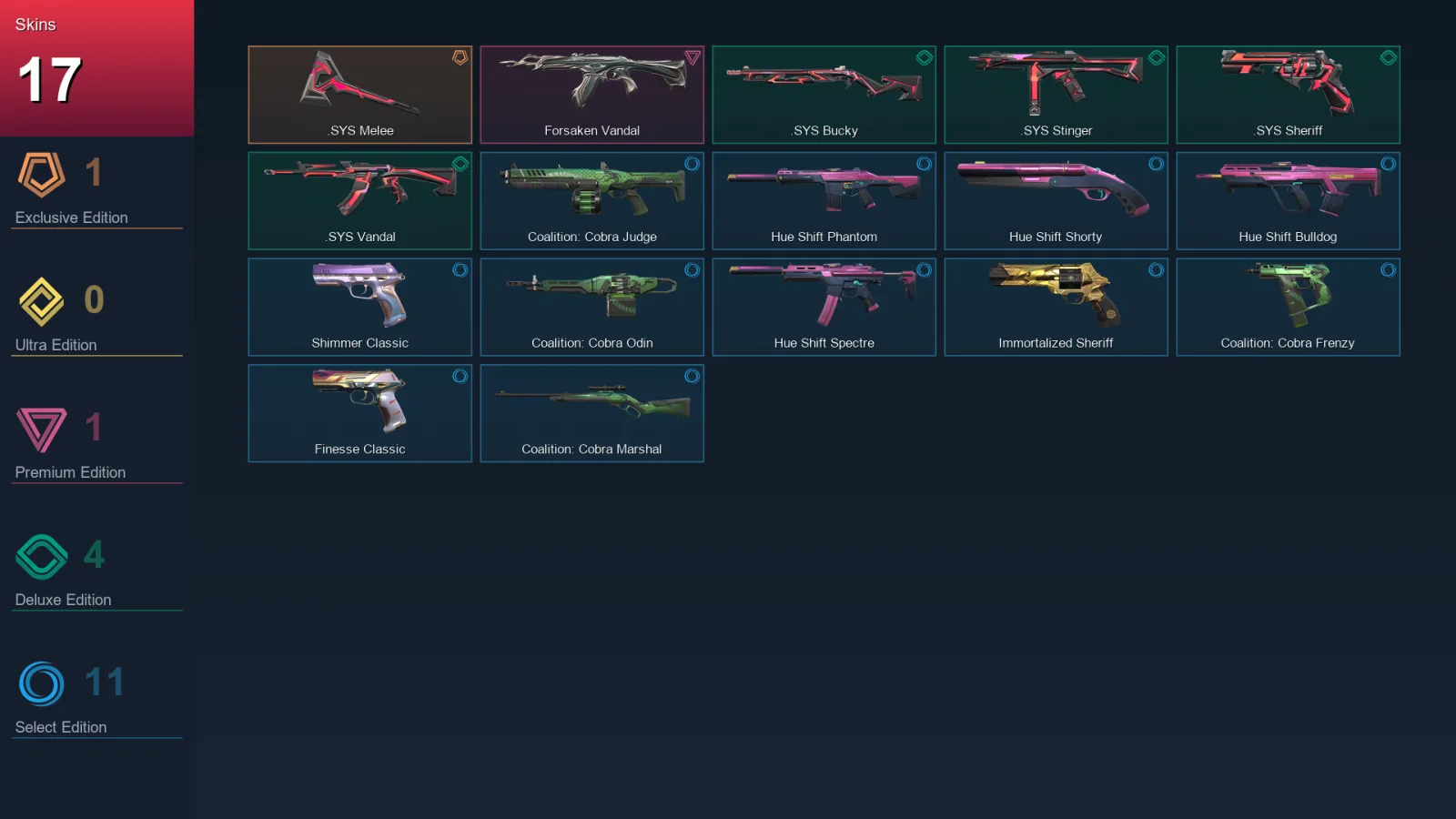 EU | Lv83 | Unranked | 17 Skin | 22 Agent | 33 Buddy — Valorant account