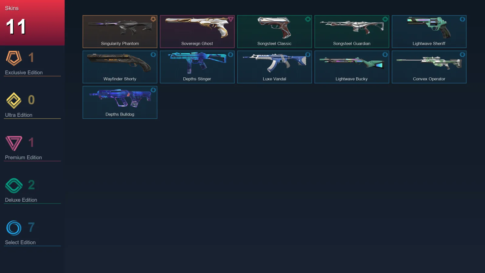 EU | Lv20 | Unranked | 11 Skin | 12 Agent | 16 Buddy — Valorant account