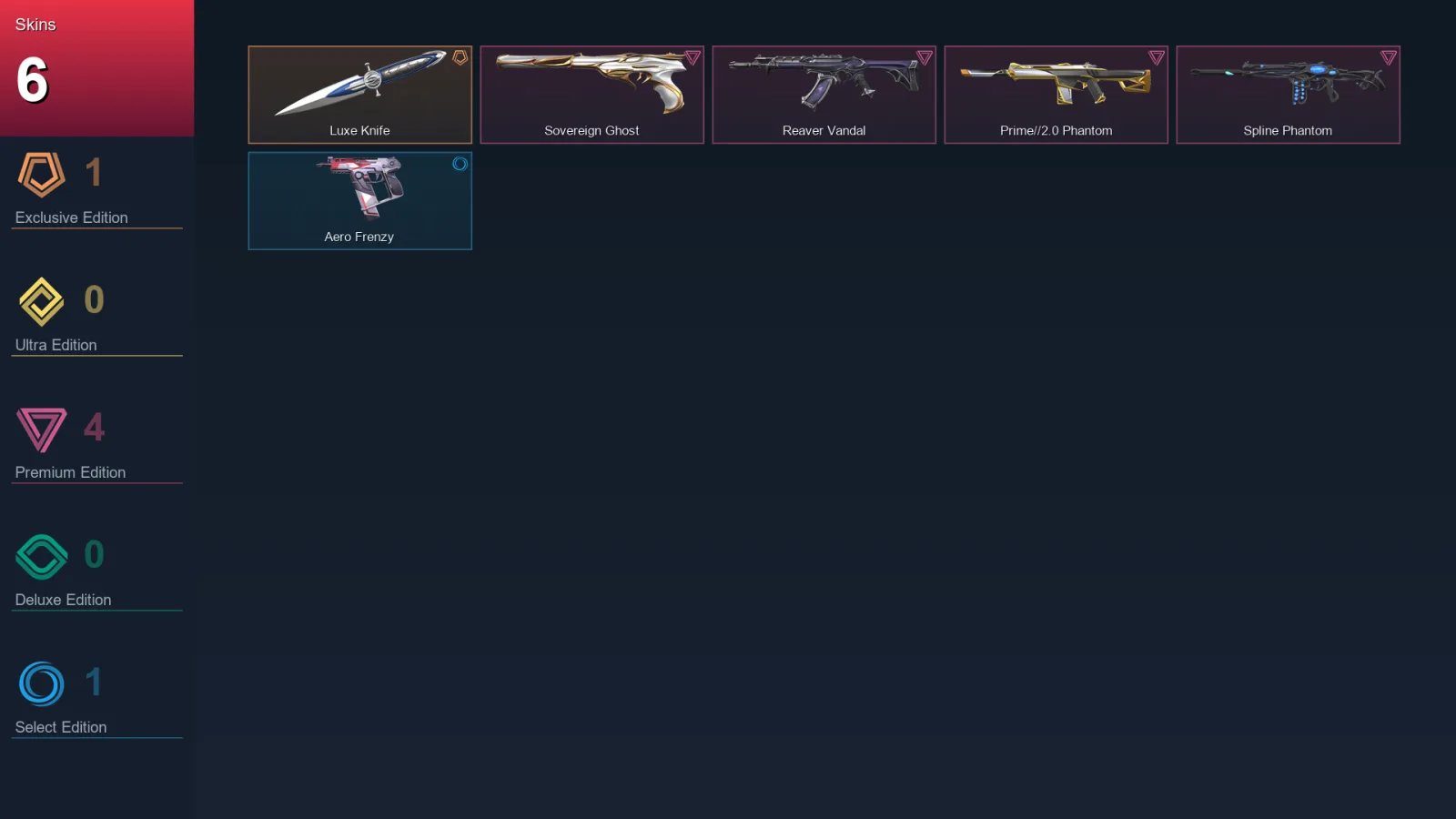 EU | Lv68 | Unranked | 6 Skin | 20 Agent | 35 Buddy