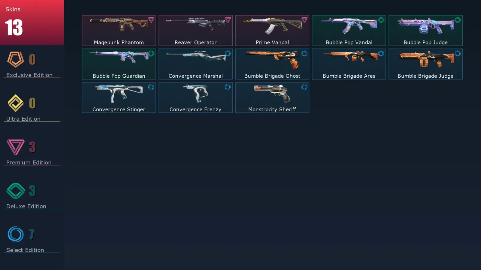 [Valorant] | EU | Level 43 | Silver 2 | 13 Agents | 13 Skins — Silver Valorant