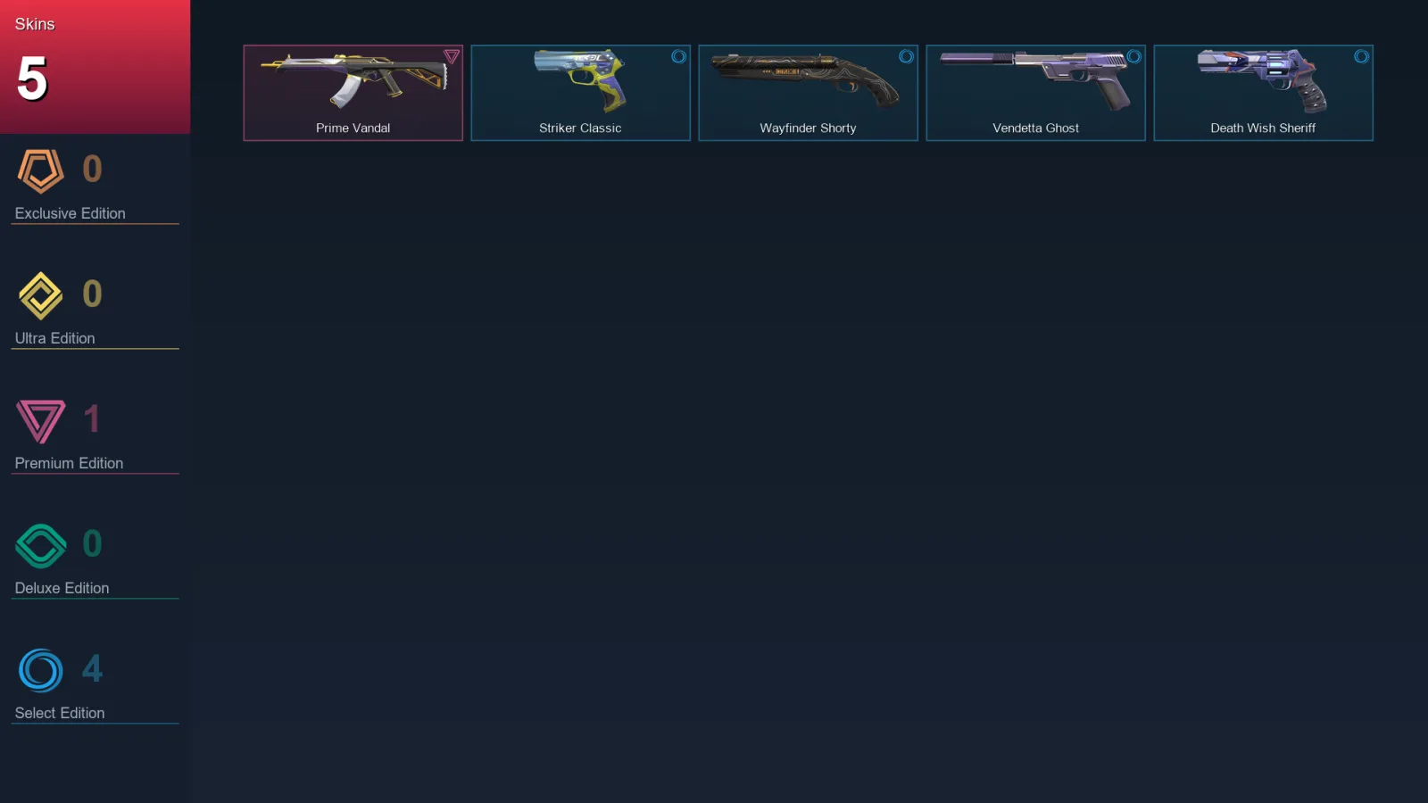 EU | Lv72 | Unranked | 5 Skin | 12 Agent | 20 Buddy