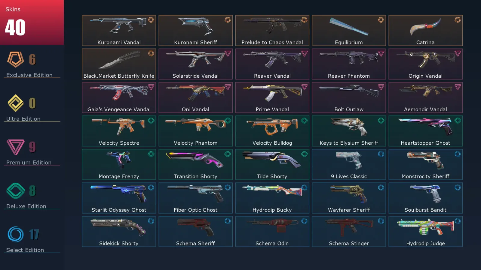 [Valorant] | EU | Level 303 | Ascendant 1 | 29 Agents | 40 Skins — Valorant account